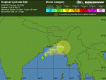 Weather Underground မွ ဆိုင္ကလံုး ဘီဂ်လီ လမ္းေၾကာင္းၿပေၿမပံု