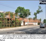 inya စီးပြားေရးလုပ္ငန္းရွင္ မိုက္ကယ္မိုးၿမင့္ ၏ သားၿဖစ္သူ ေဆာက္လုပ္ေနသည့္ မ႑ပ္ကို အင္းလွ်ားလမ္းတြင္ ေတြ ့ရစဥ္(ဓာတ္ပံု-www.biweeklyeleven.com)