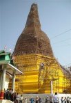 ဓႏုတ္ေစတီေတာ္အားမၿပိဳက်ခင္ ေမလ၈ရက္ေန ့ကေတြ ့ရစဥ္ ဓာတ္ပံု-ေအပီ
