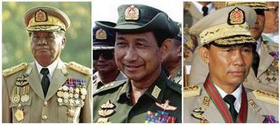 ထိပ္တန္း စစ္ေခါင္းေဆာင္ သံုးဦး အနက္ ဗိုလ္ခ်ဳပ္ၾကီး သူရ ေရႊမန္း တစ္ဦး တည္းသာ ရာထူးမွ ဖယ္ရွားခံရၿပီး ဒုတိယဗိုလ္ခ်ဳပ္မႈးၾကီး ေမာင္ေအးမွာ လက္ရွိ ရာထူး တြင္ ပိုေန ၿမဲ က်ားေနၿမဲ ျဖစ္သည္ ဟု ေနာက္ဆံုး ရ သတင္း မ်ား က ဆိုသည္။